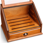 Humidor Ancienne + Vitre + Tiroirs + Luxe