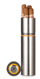 Tube à Cigare De Luxe Aluminium Anthracite