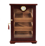 Cave à Cigares Armoire Vitrée Acajou — 200 Cigares