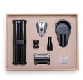 Coffret Cigare Carbone 6 Pièces — Coupe, Briquet & Cendrier