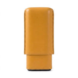 Étui à Cigare <br/> Cuir Jaune De Luxe
