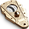 Coupe-Cigare Florival Double Lame — Acier Inoxydable Gravé