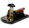 Coupe-Cigare Guillotine Rétro — Double Lame Acier Trempé