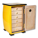 Armoire à Cigare Jaune